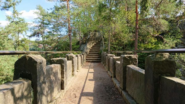 Wegführung Parkplatz Hockstein