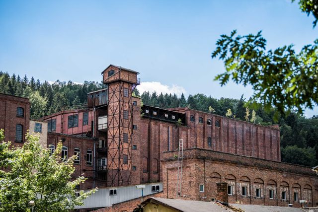 Das Linoleumwerk im Sebnitztal