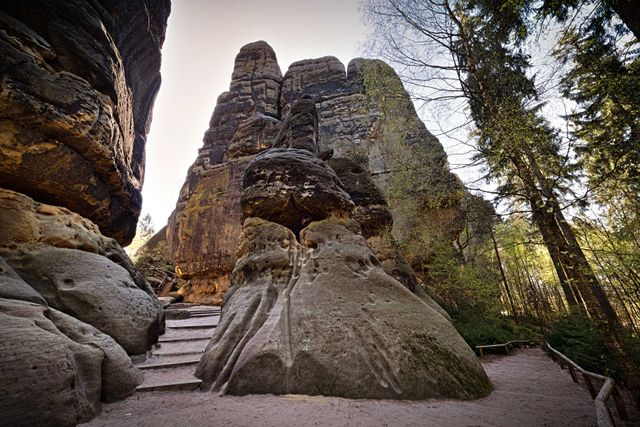 Die Schrammtore und Schrammsteine
